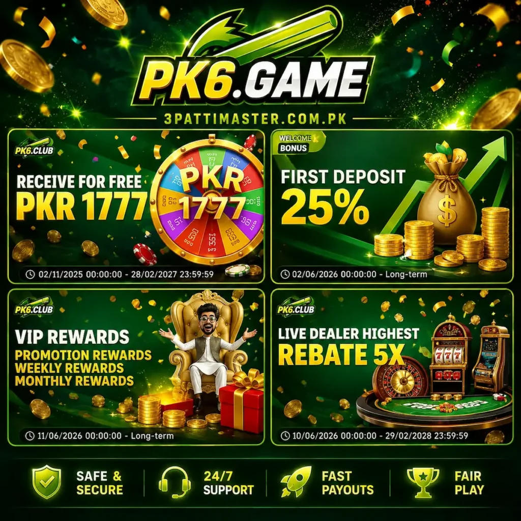 pk6 bonuses and rewards
